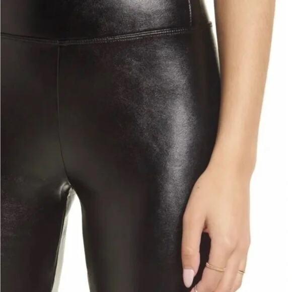 BP Faux Leather High Rise Skinny Leggings Pants Size Small in Black NWT - Picture 4 of 6